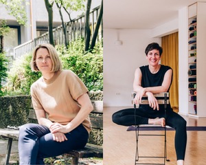 Dr. med. Nicole Ploog und Yogalehrerin Simone Stephan